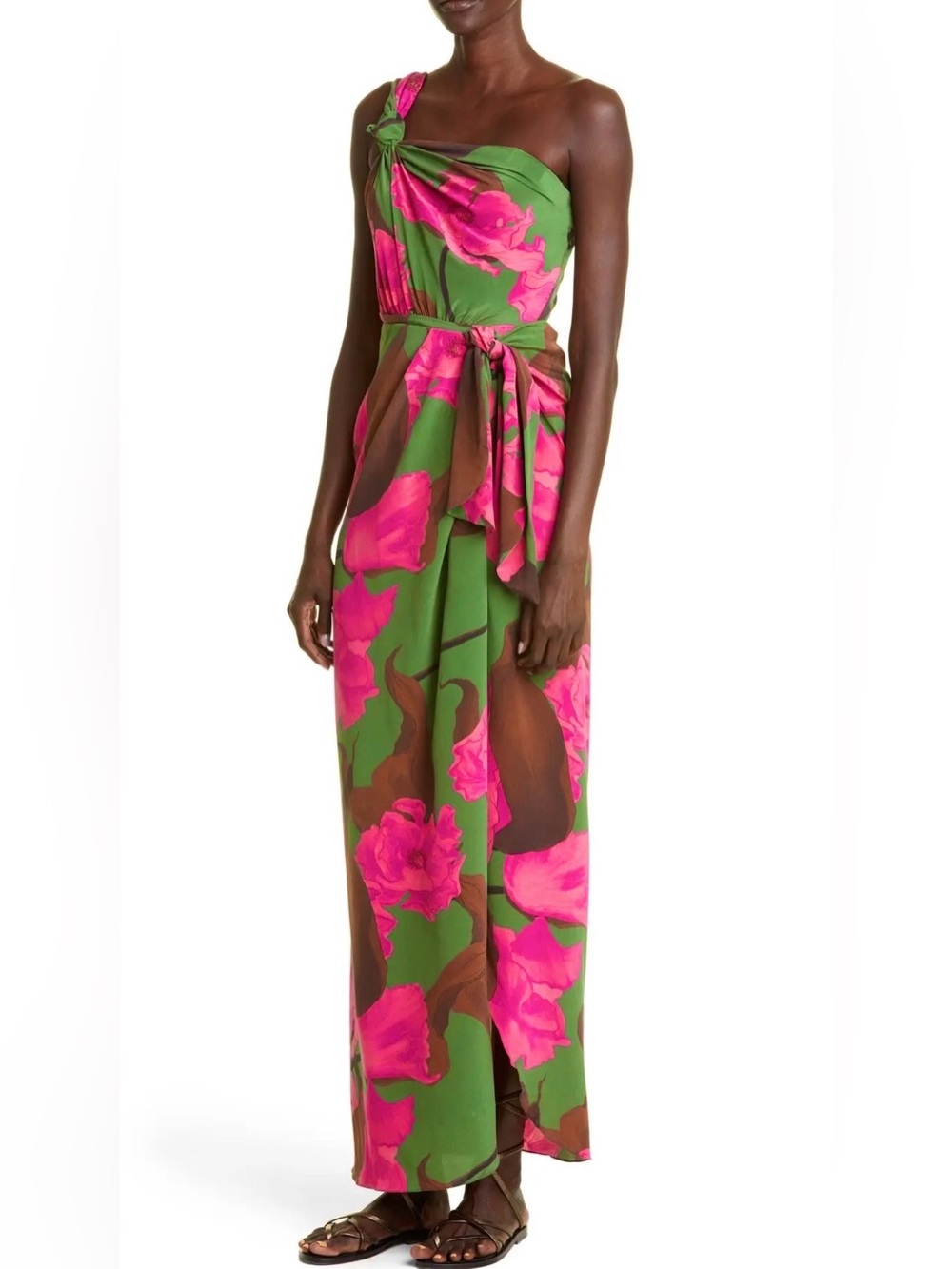 Johanna Ortiz San Basilio 100% Silk Convertible Dress And Coverup - Picture 7 of 16